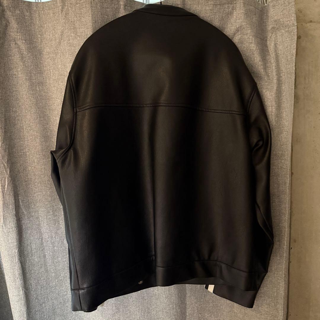 【美品】GIUNON ダブルラインレザージャケット
