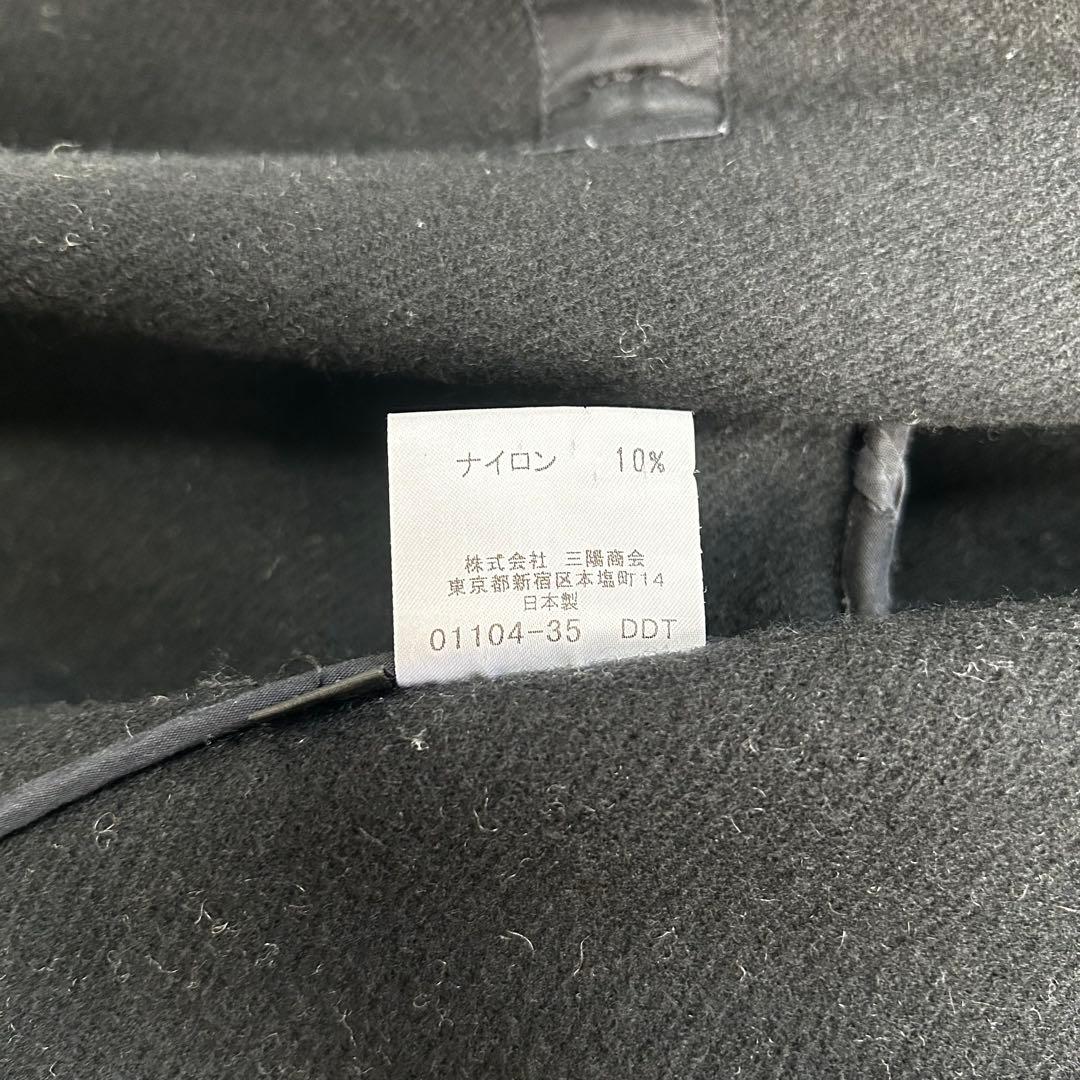 【希少】バーバリーブルーレーベル　ダッフルコート　全面チェック　ウール