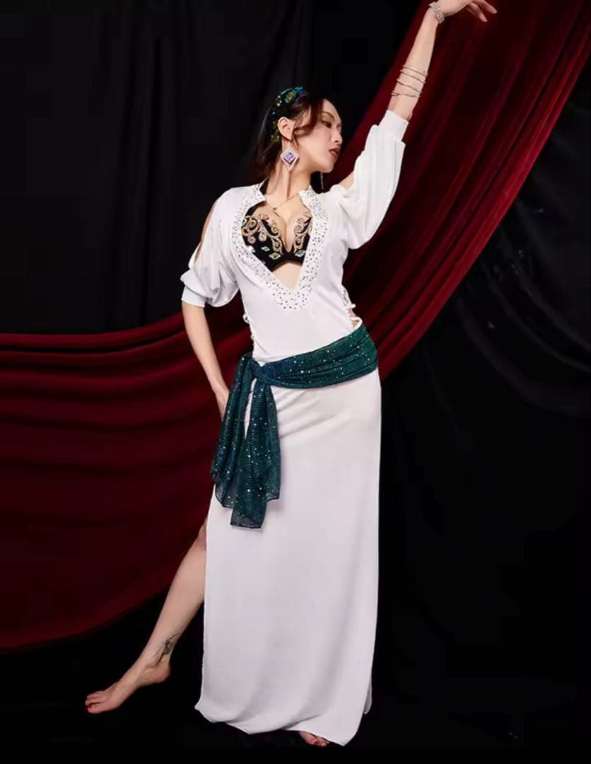 ベリーダンス　衣装　バラディドレス