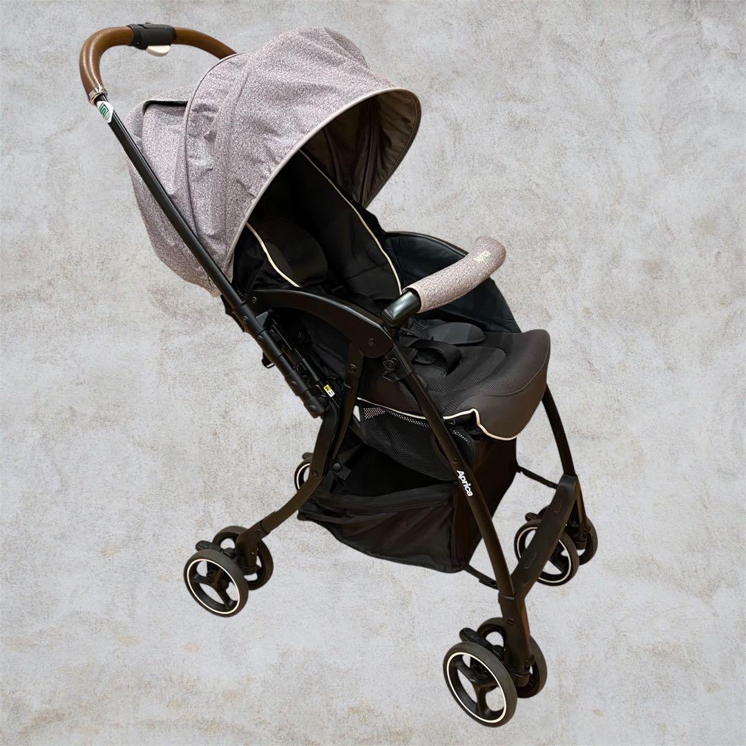 美品✨Aprica ラクーナクッション ベビーカー 6CJ270GYYJ