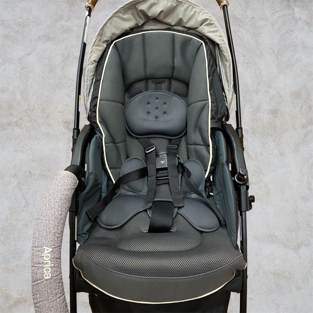 美品✨Aprica ラクーナクッション ベビーカー 6CJ270GYYJ