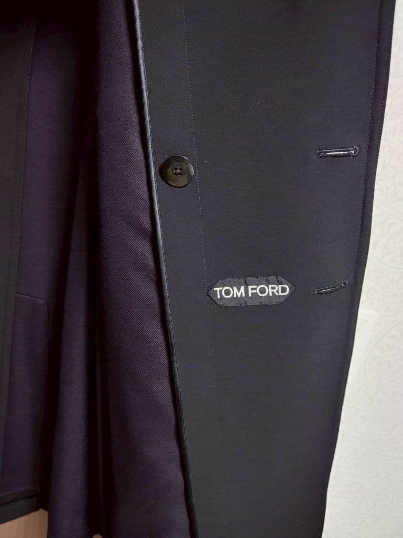 TOMFORD　トムフォード　トレンチコート　メンズ サイズ　52 ブラック