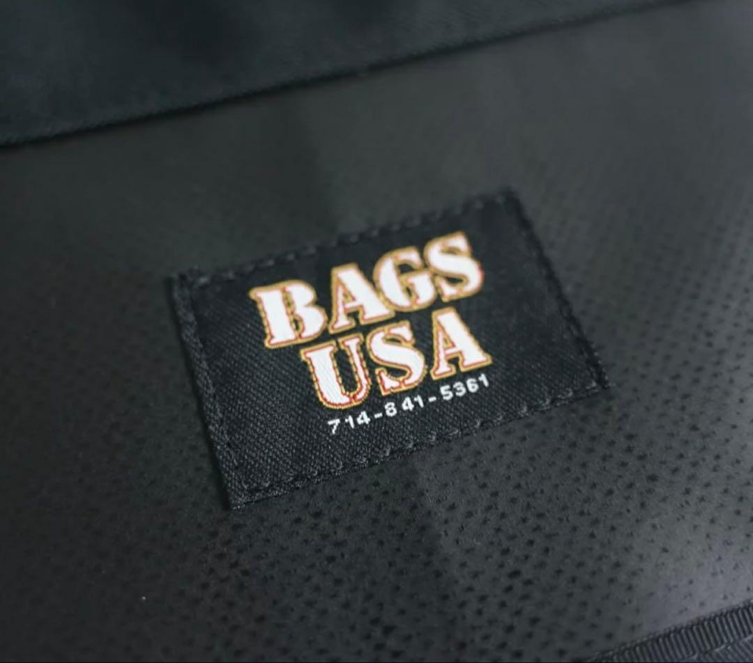 BAGS USA メッセンジャーバッグ ブラック美品USA製
