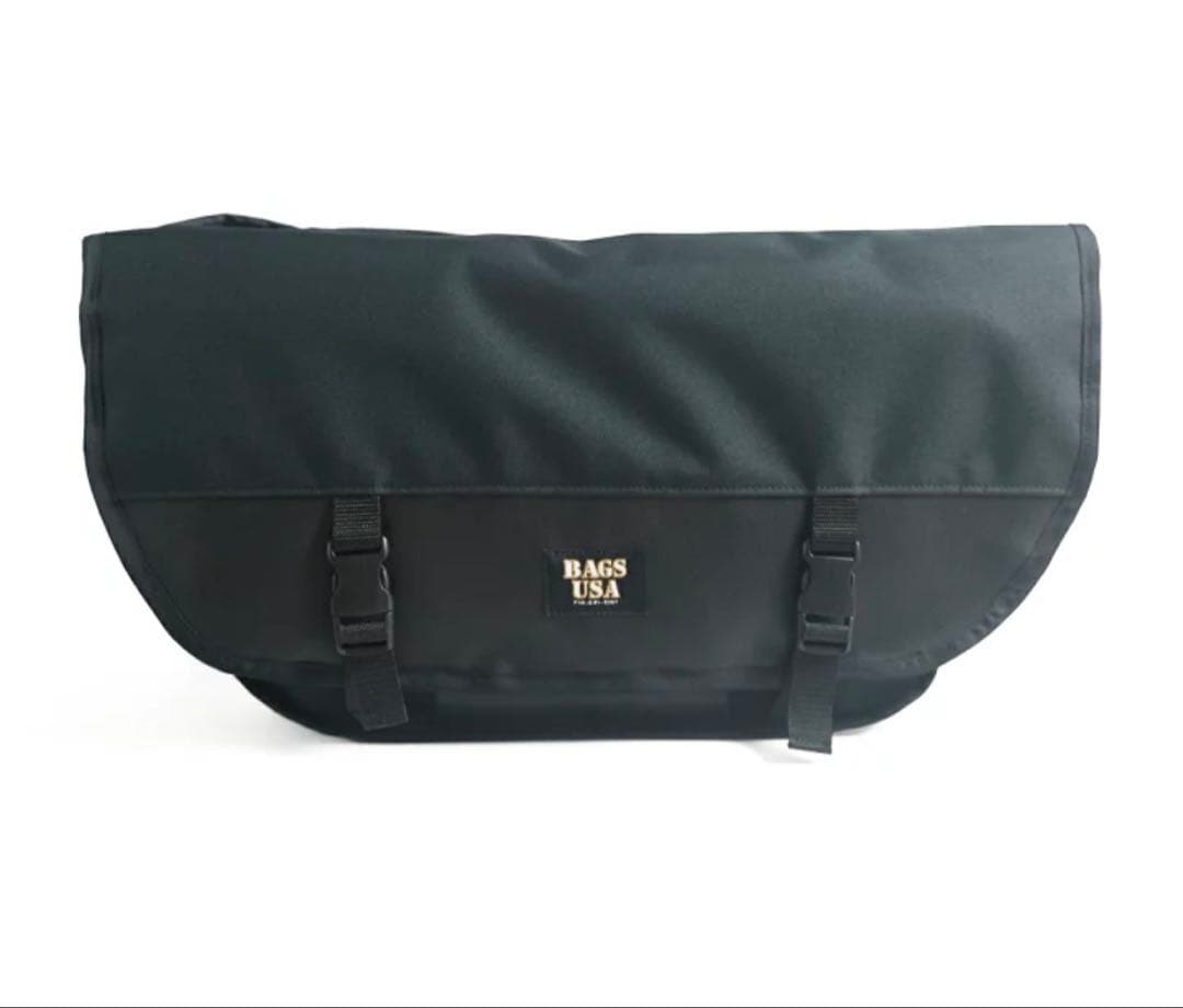 BAGS USA メッセンジャーバッグ ブラック美品USA製