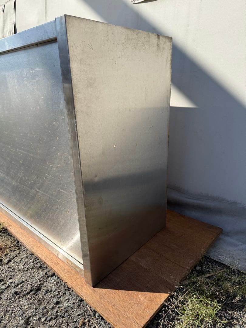 【O-1884】吊戸棚 スチール製 厨房機器 収納棚 業務用