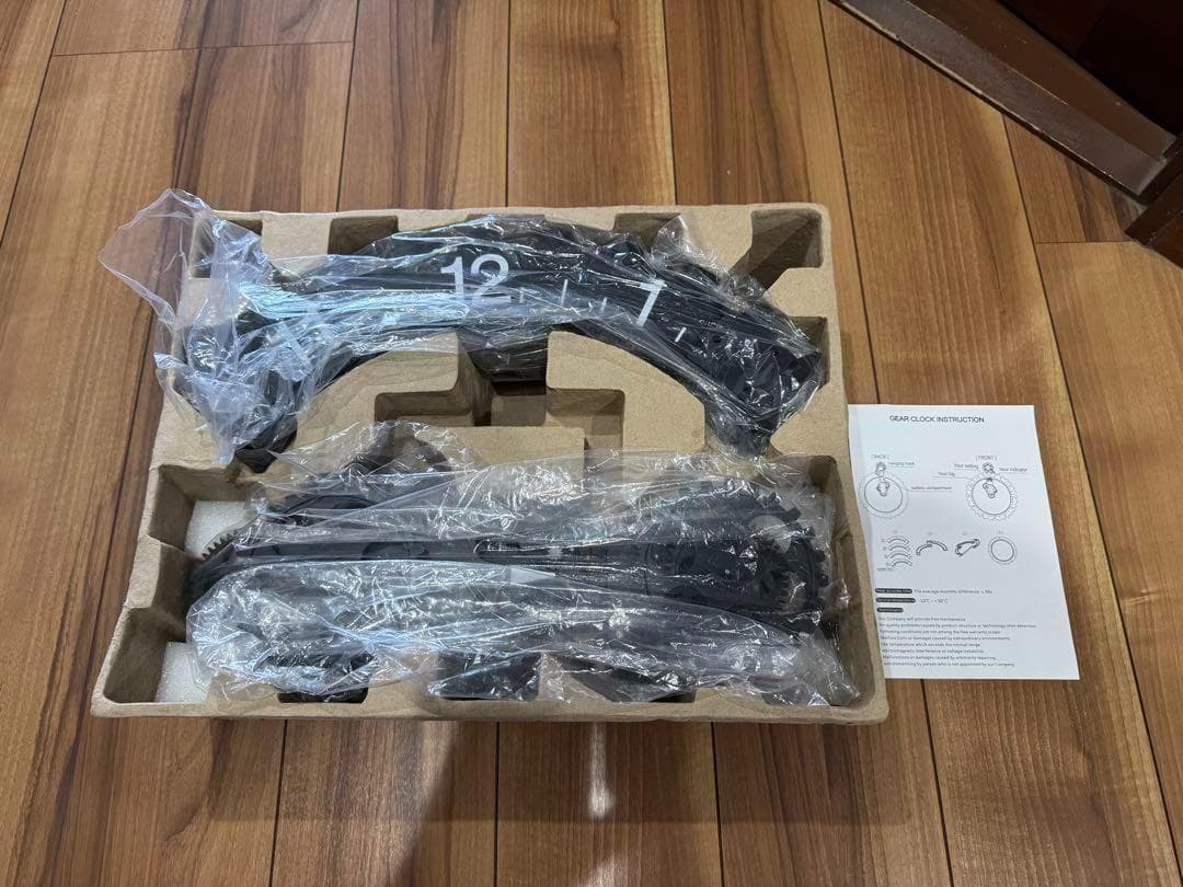 新品 壁掛け時計ムービングギア 歯車デザイン おしゃれ インテリア ビッグサイズ