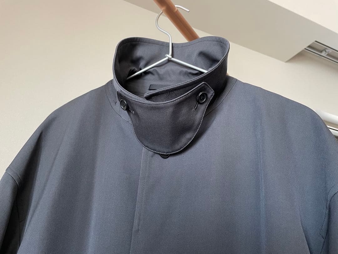 ジャケット・アウター Graphpaper Scale Off Wool Balmacaan Coat
