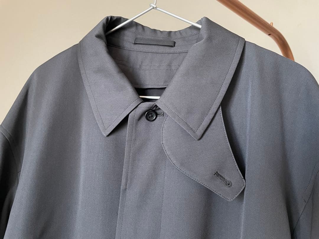 ジャケット・アウター Graphpaper Scale Off Wool Balmacaan Coat