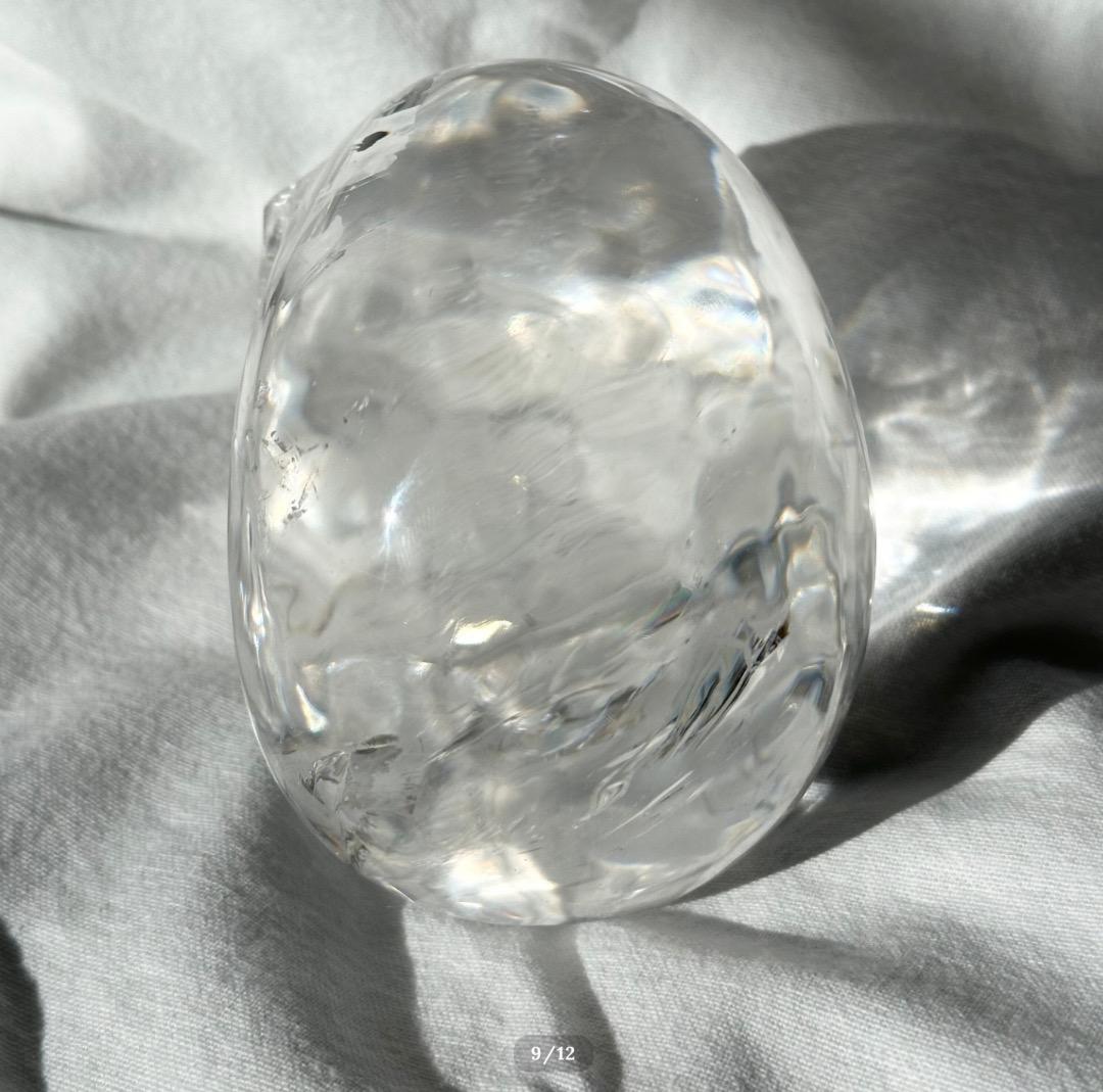 アイリス　スカル 中 【クリアクォーツ 水晶】クリスタル　ブラジル産