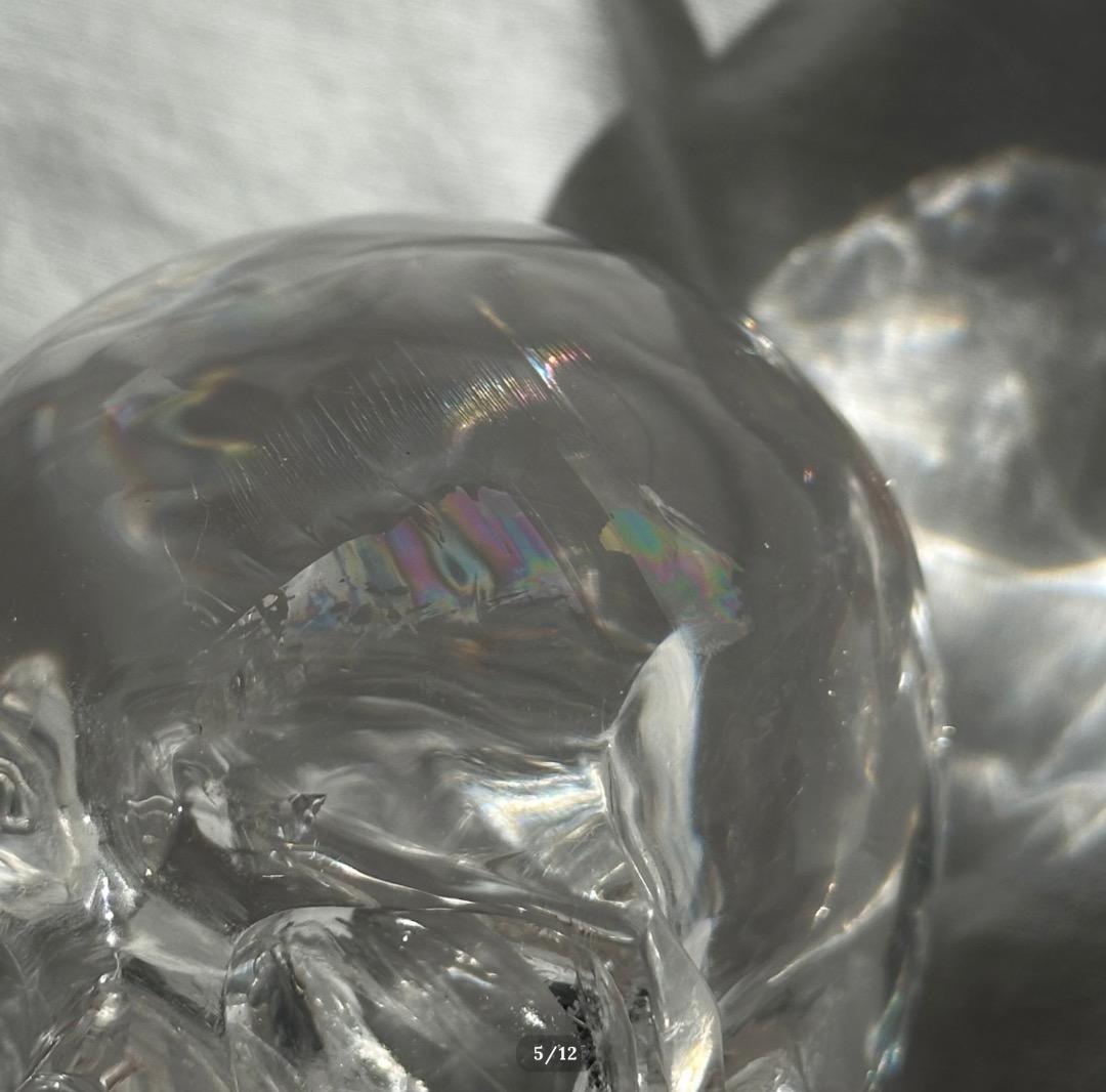 アイリス　スカル 中 【クリアクォーツ 水晶】クリスタル　ブラジル産
