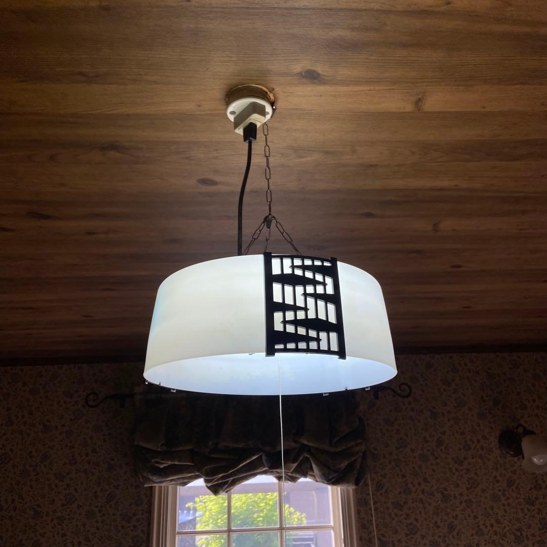 昭和レトロ　天井照明　ナショナル　和風照明