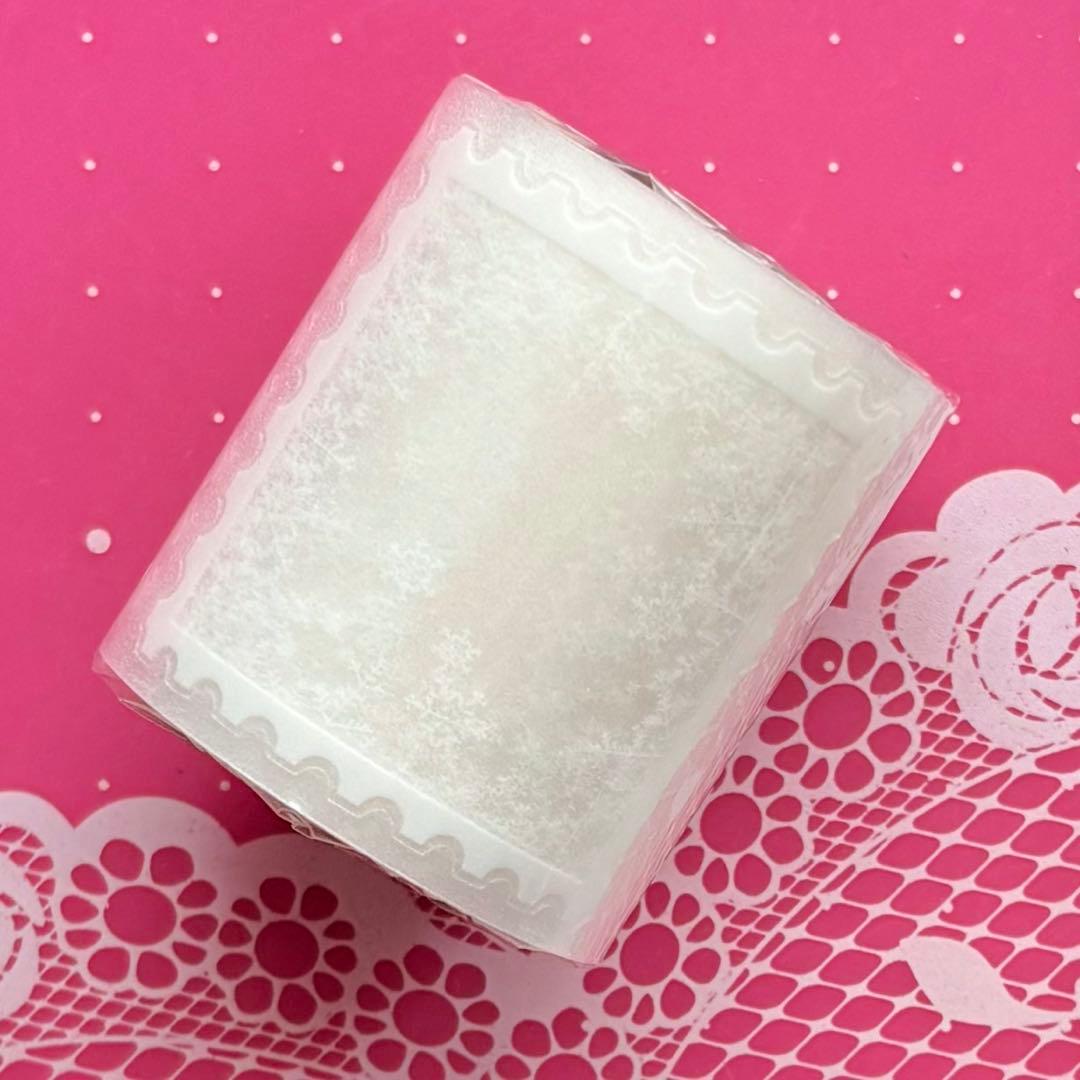 闪砂 冰雪框框 5cm×5m 海外マスキングテープ　海外マステ　フレーム　レース