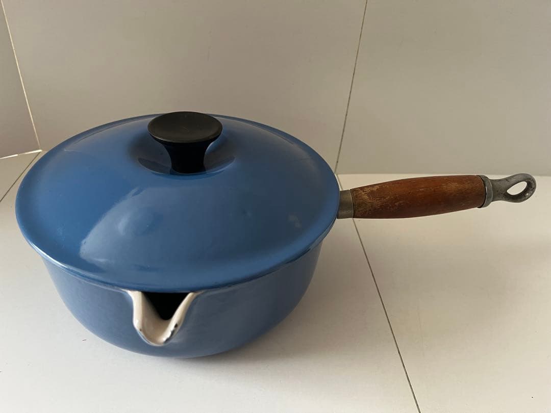 廃盤　ヴィンテージ ルクルーゼ　ソースパン　ミルクパン　20cm ブルー
