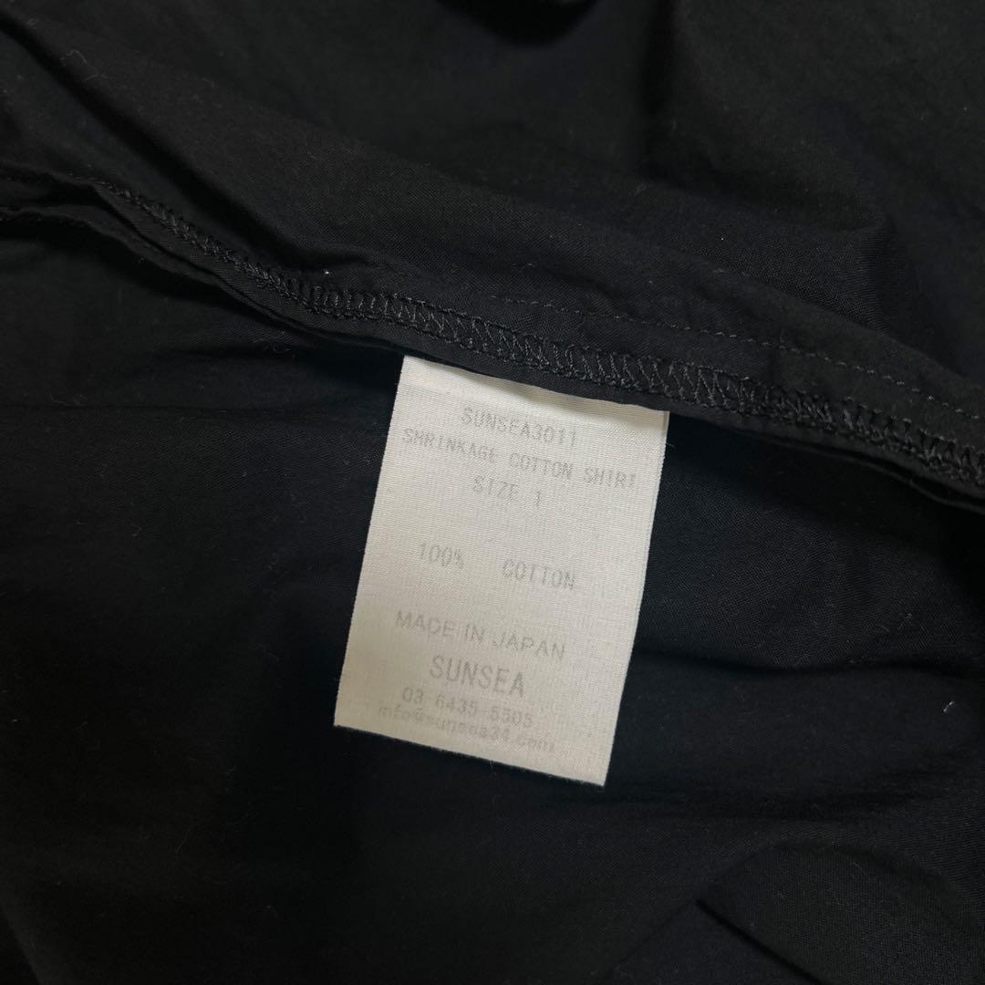 SUNSEA 30th SHRINKAGE COTTON SHIRT サイズ1