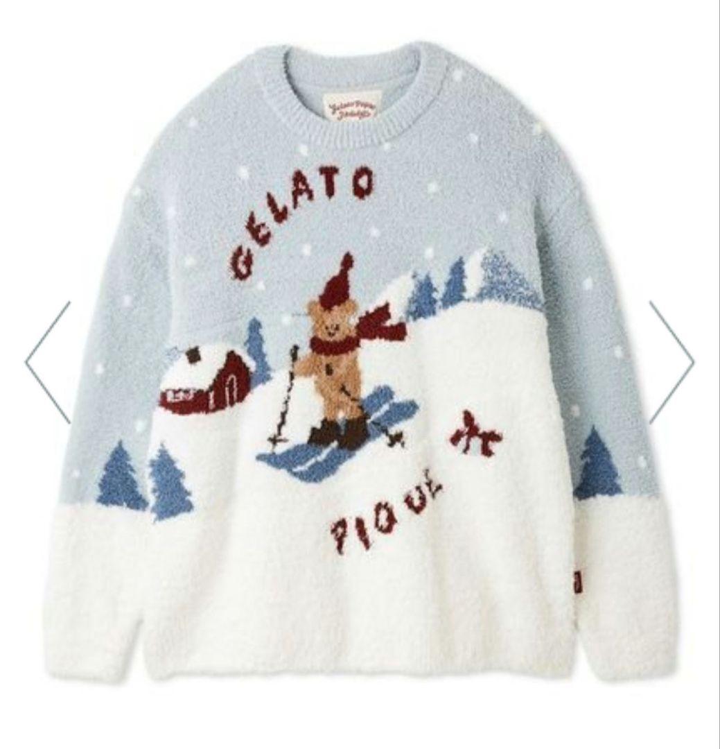 gelato pique【HOLIDAY】スキーベアジャガードプルオーバー