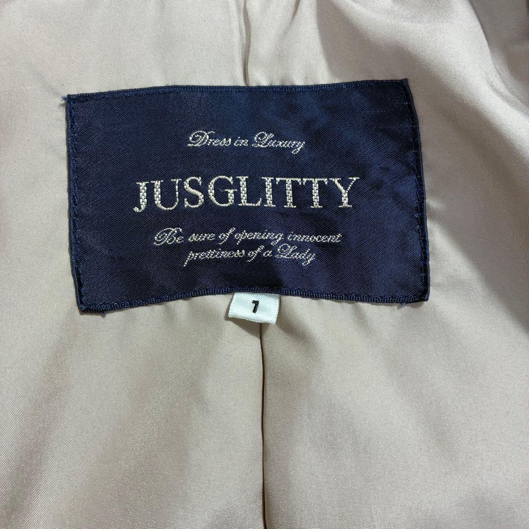 W*o様 美品✨JUSGLITTY ジャスグリッティー　ショート ダウン リアル