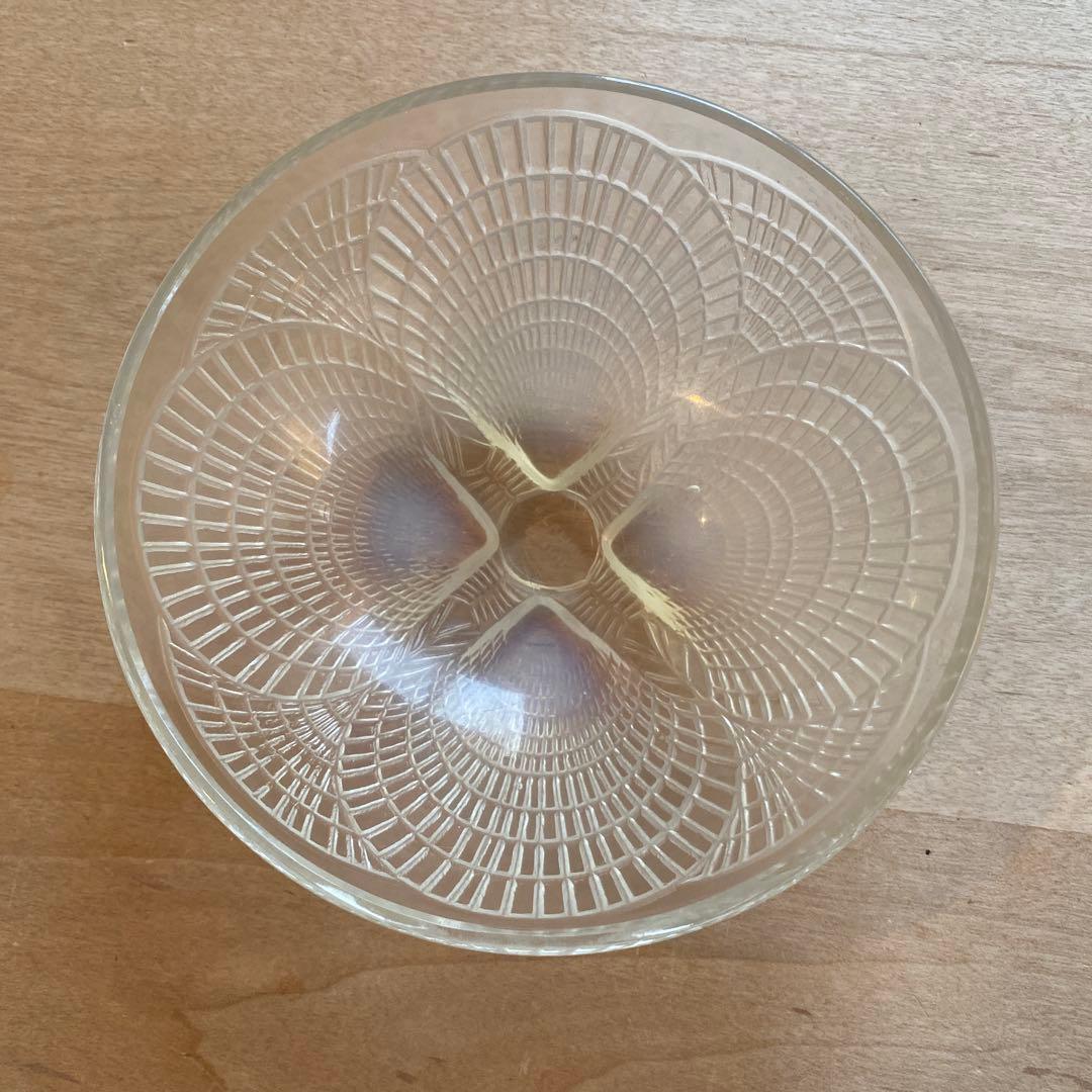 ルネ ラリック コキーユ 13cm ボウル 貝　クリスタルガラス　サイン