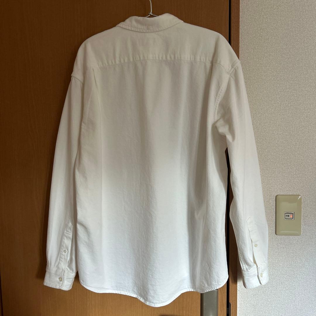 Supreme ホワイト 長袖シャツ