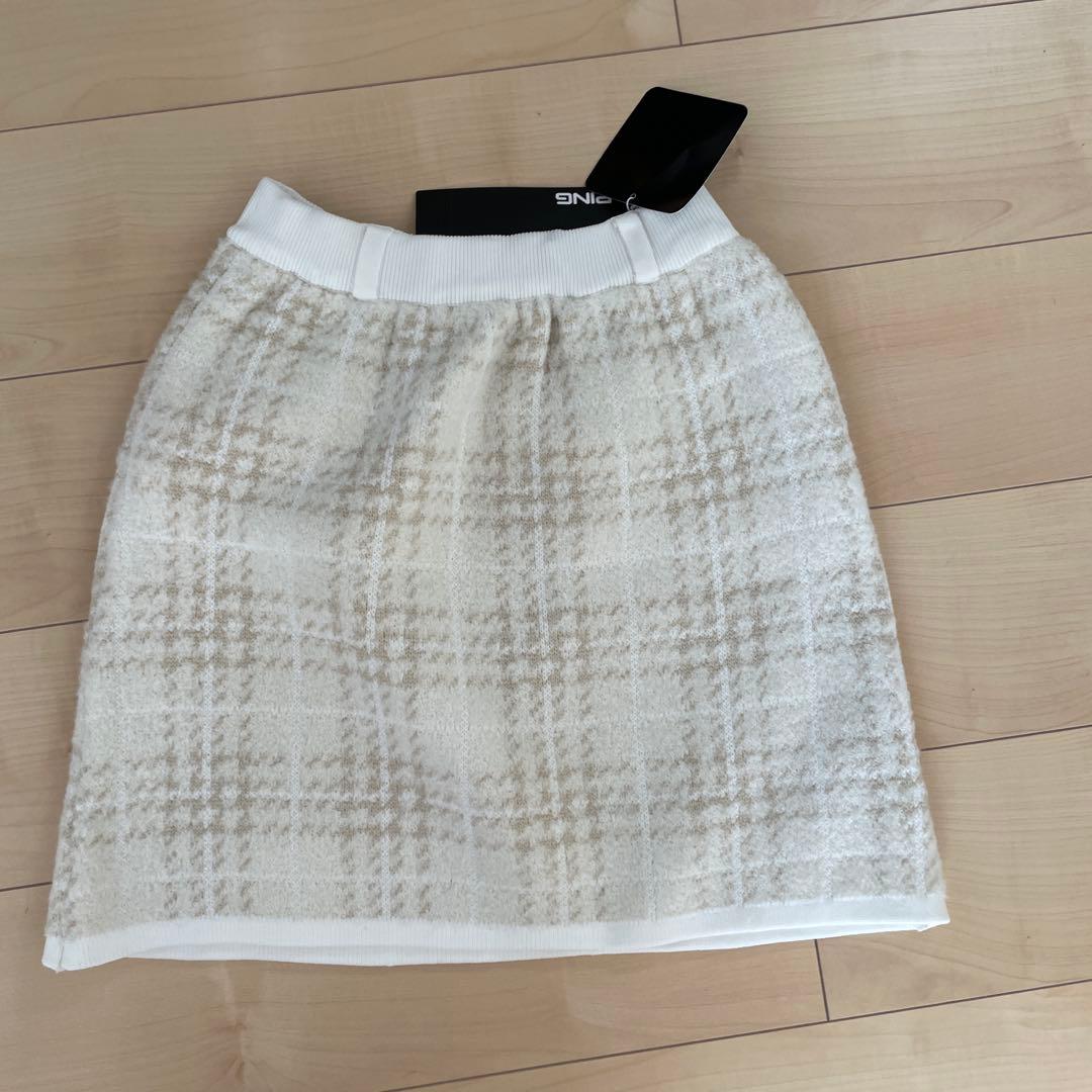 【新品】PING チェック柄 ニットセットアップ