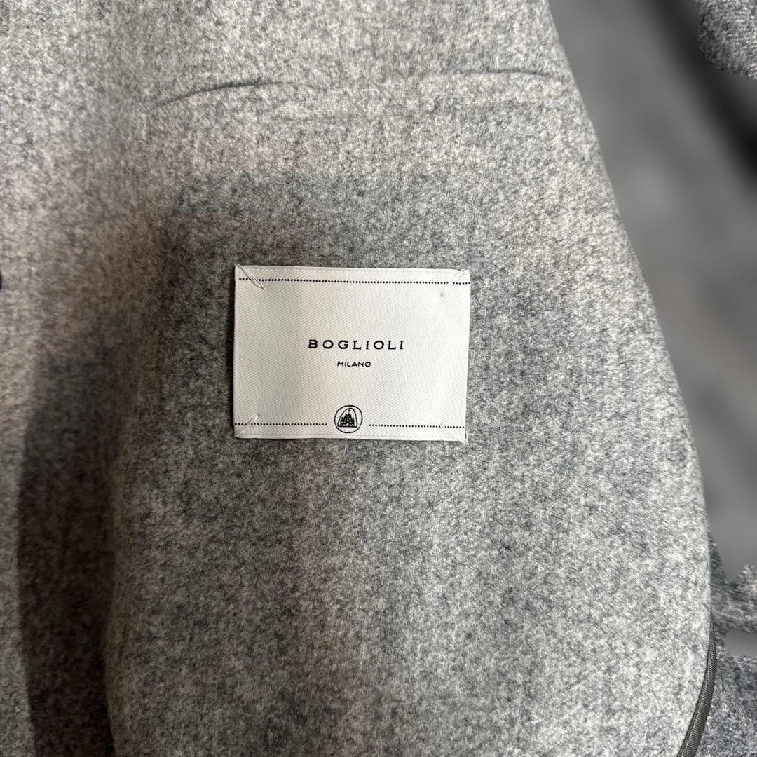 【新品】BOGLIOLI チェスターコート　色 グレー　サイズ 48