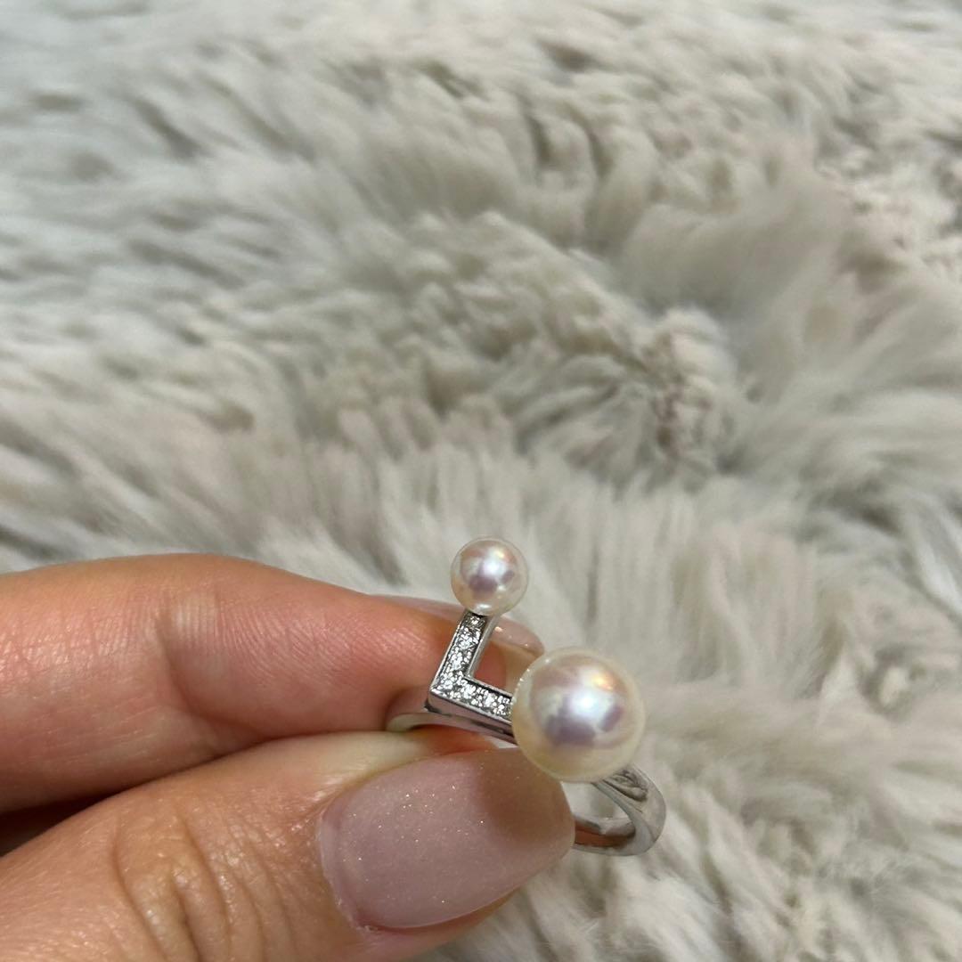 TASAKI バランスノート⭐︎パヴェパールリング　13号　ほぼ新品です