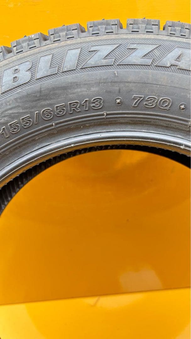 タイヤ・ホイール 155/65R13 73Q BRIDGESTONE BLIZZAK VRX