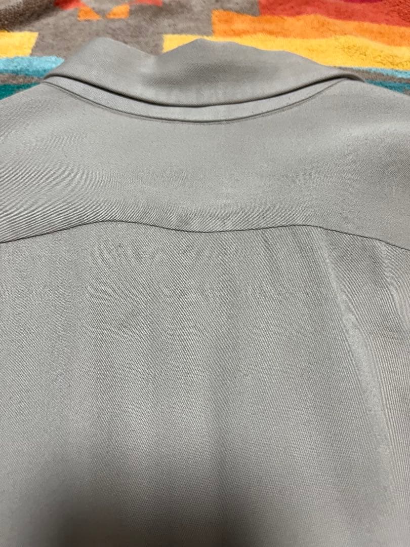 50s レーヨンギャバジンシャツ