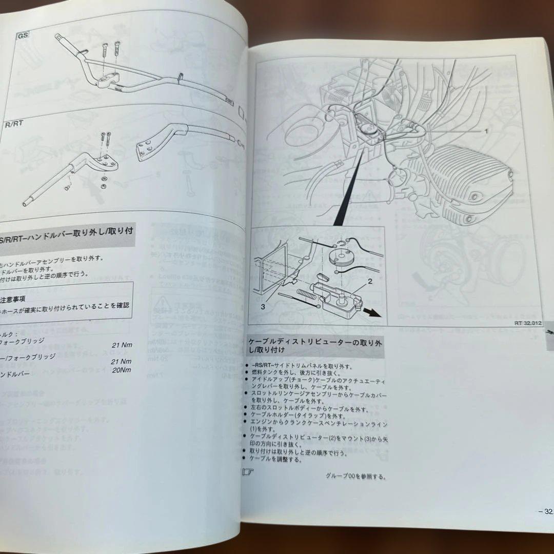  サービスマニュアル R850R/R1100R/GS/RS/RT 美品