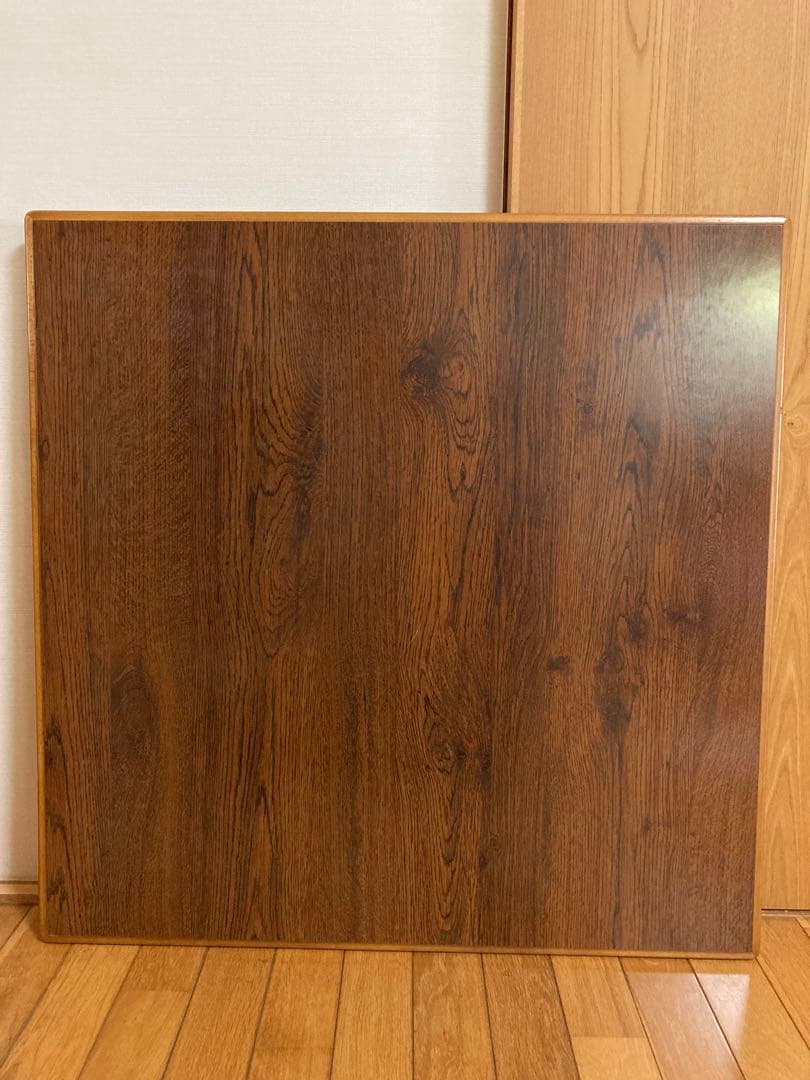 980013 National家具調コタツの天板　天然木　メラミン樹脂80㎝四角