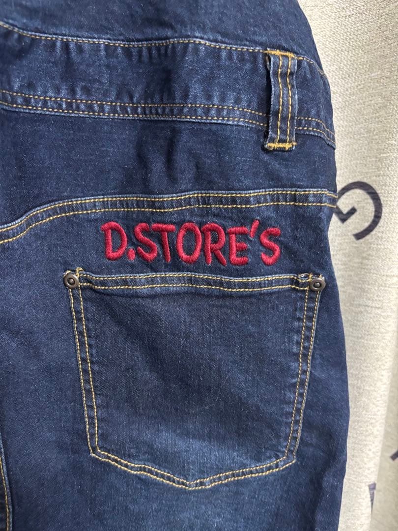 drug store’s デニム ジャンパースカート オーバーオール サロペット