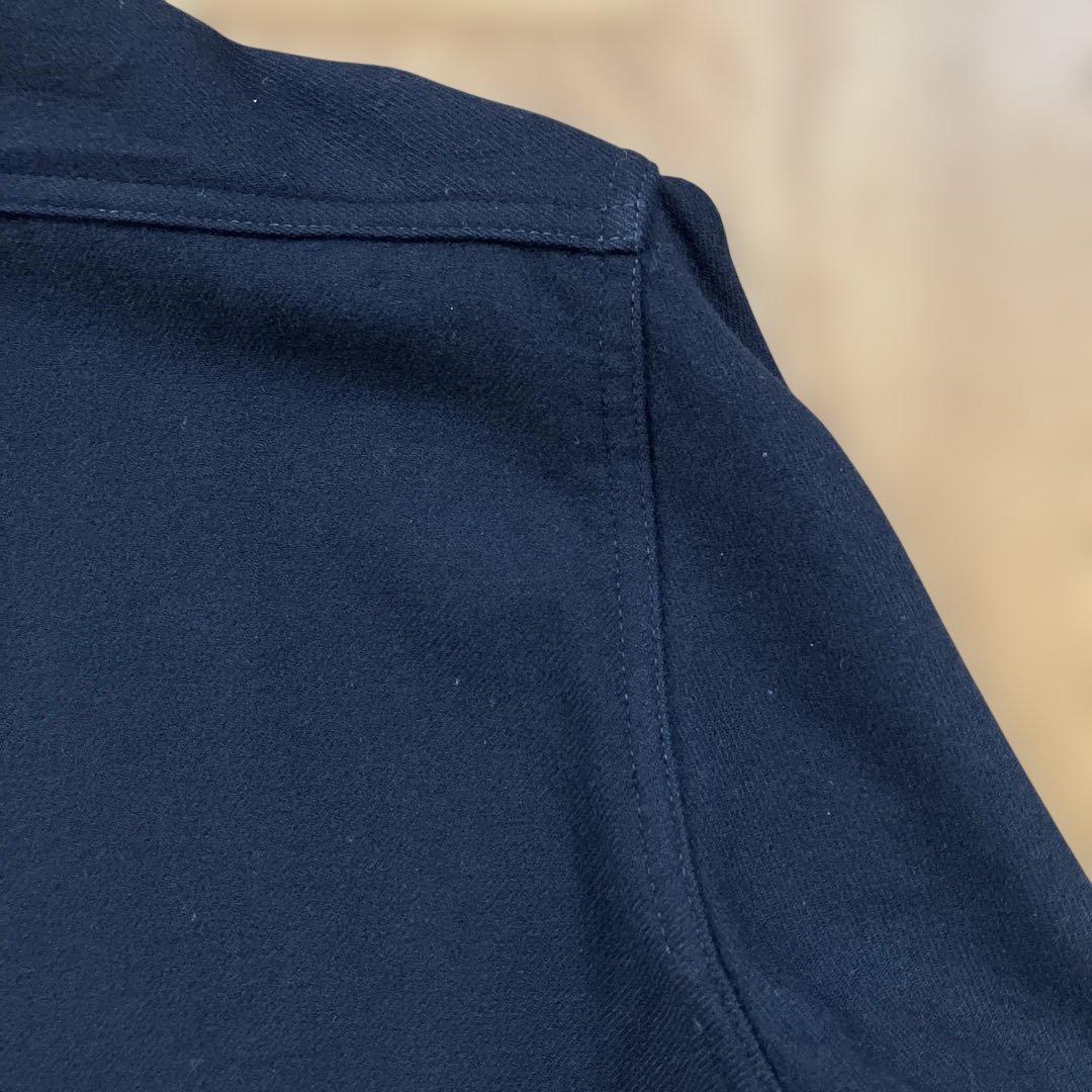 【美品、貴重、サイズ16】40's US.NAVY CPO Wool Shirt