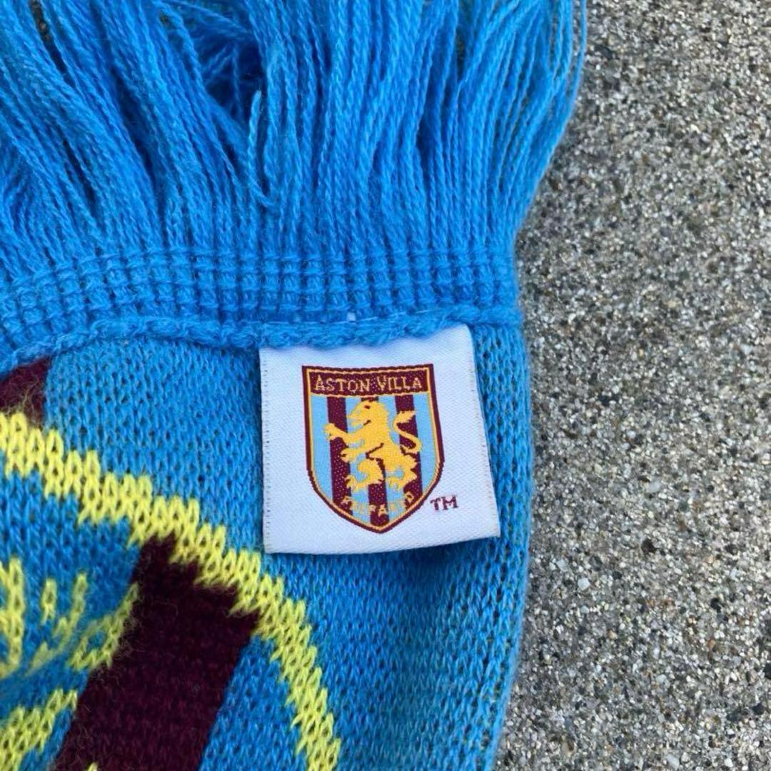 アストンヴィラFC プレミア サッカーマフラー スカーフ 古着 ビンテージ