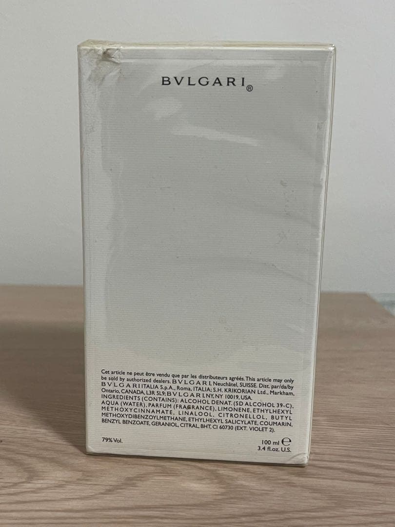 香水(男性用) BVLGARI MAN Eau de Toilette 100ML