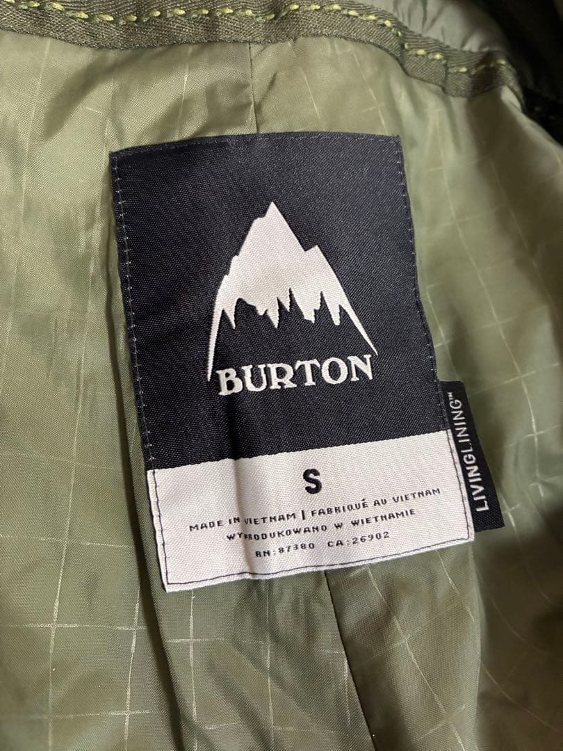 BURTON ベージュオーバーオール・ビブパンツ