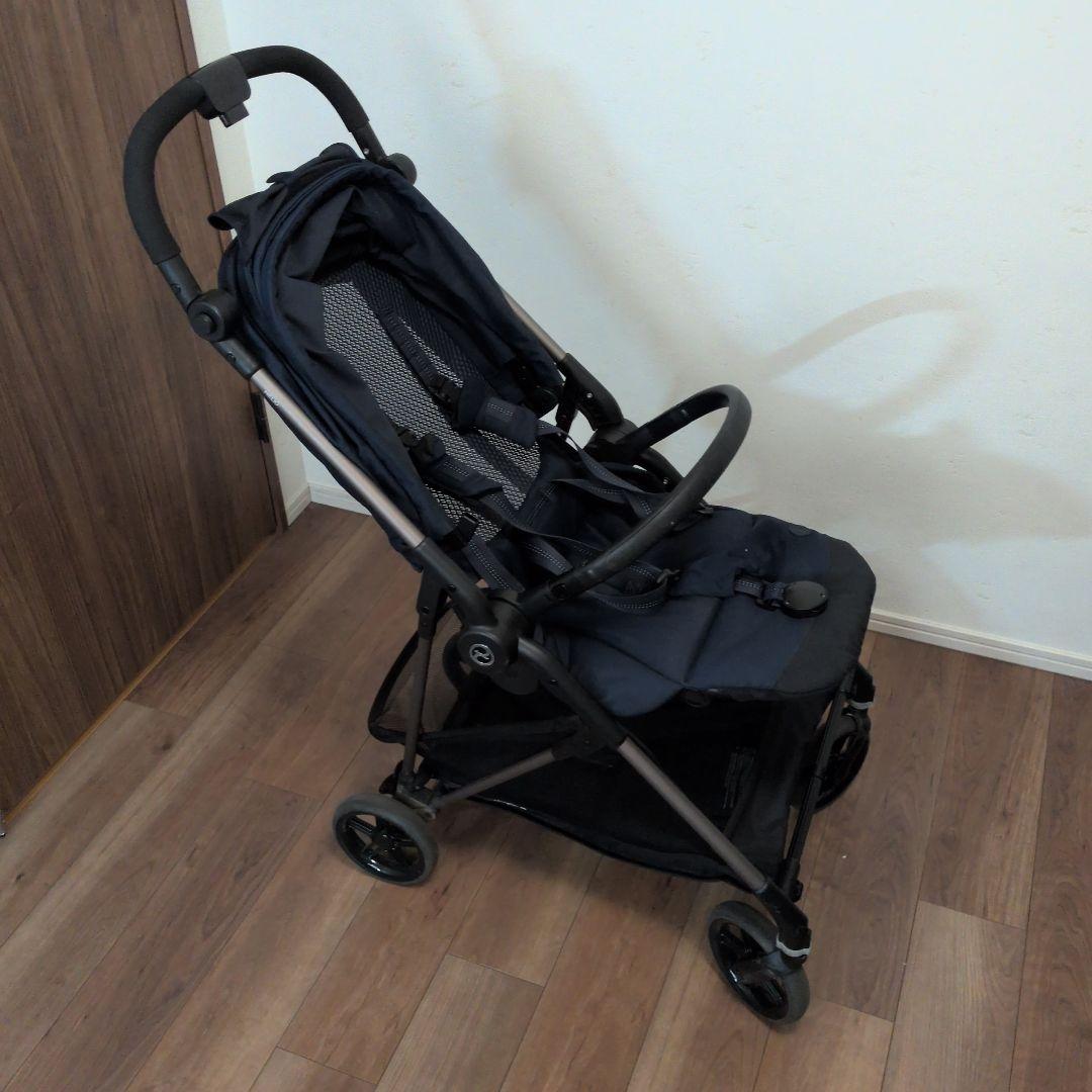 サイベックス　メリオ　折りたたみ式ベビーカー ネイビーブルー