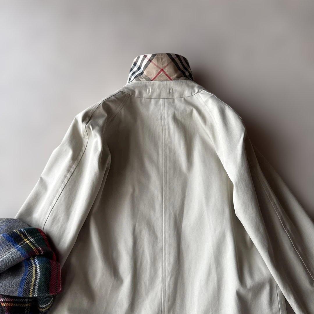 バーバリーBurberryライナー付きロングコート✨襟裏もノバチェック✨