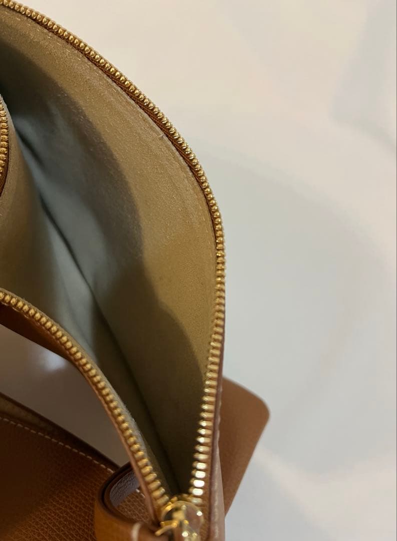 ポレーヌ　POLENE Cyme トートバッグ　2way キャメル