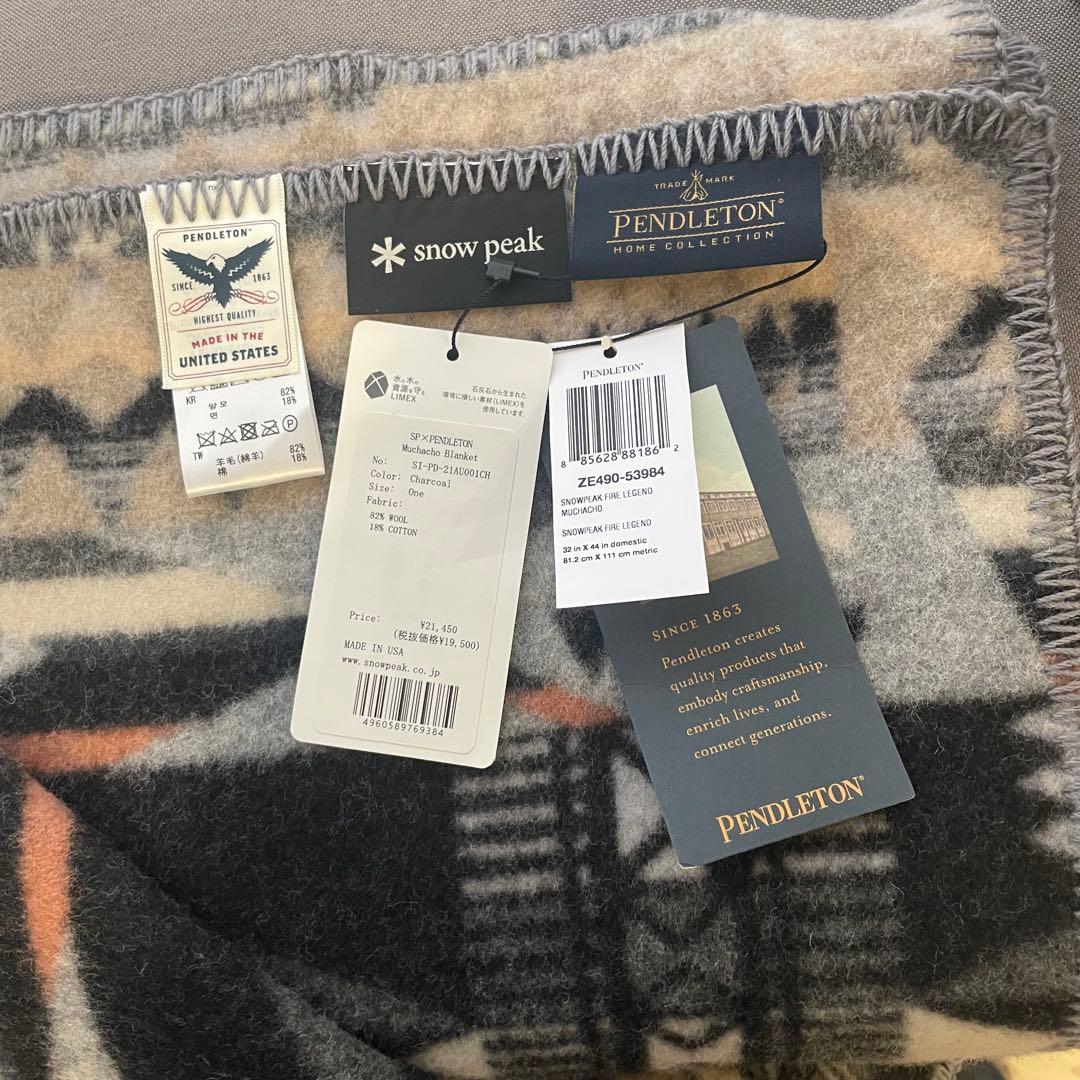 【ピノキオ】スノーピーク×ペンドルトン　ブランケット　アメリカ製