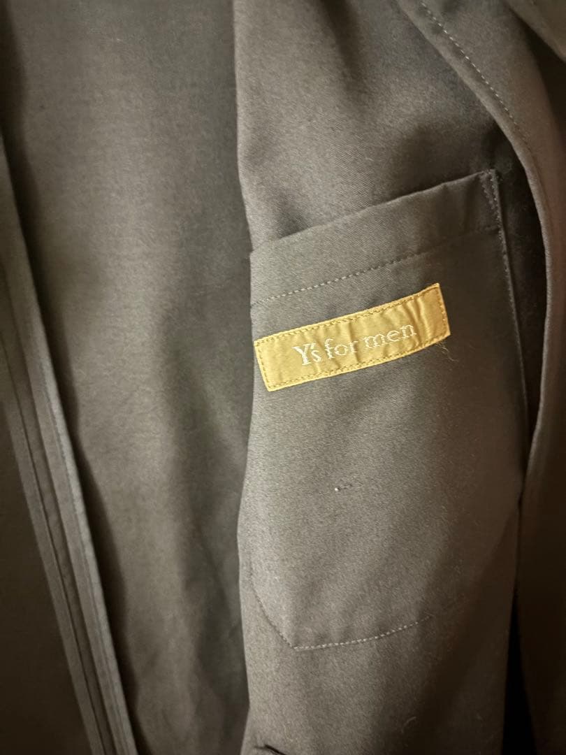 Y's for men ブラックボタンアップシャツ