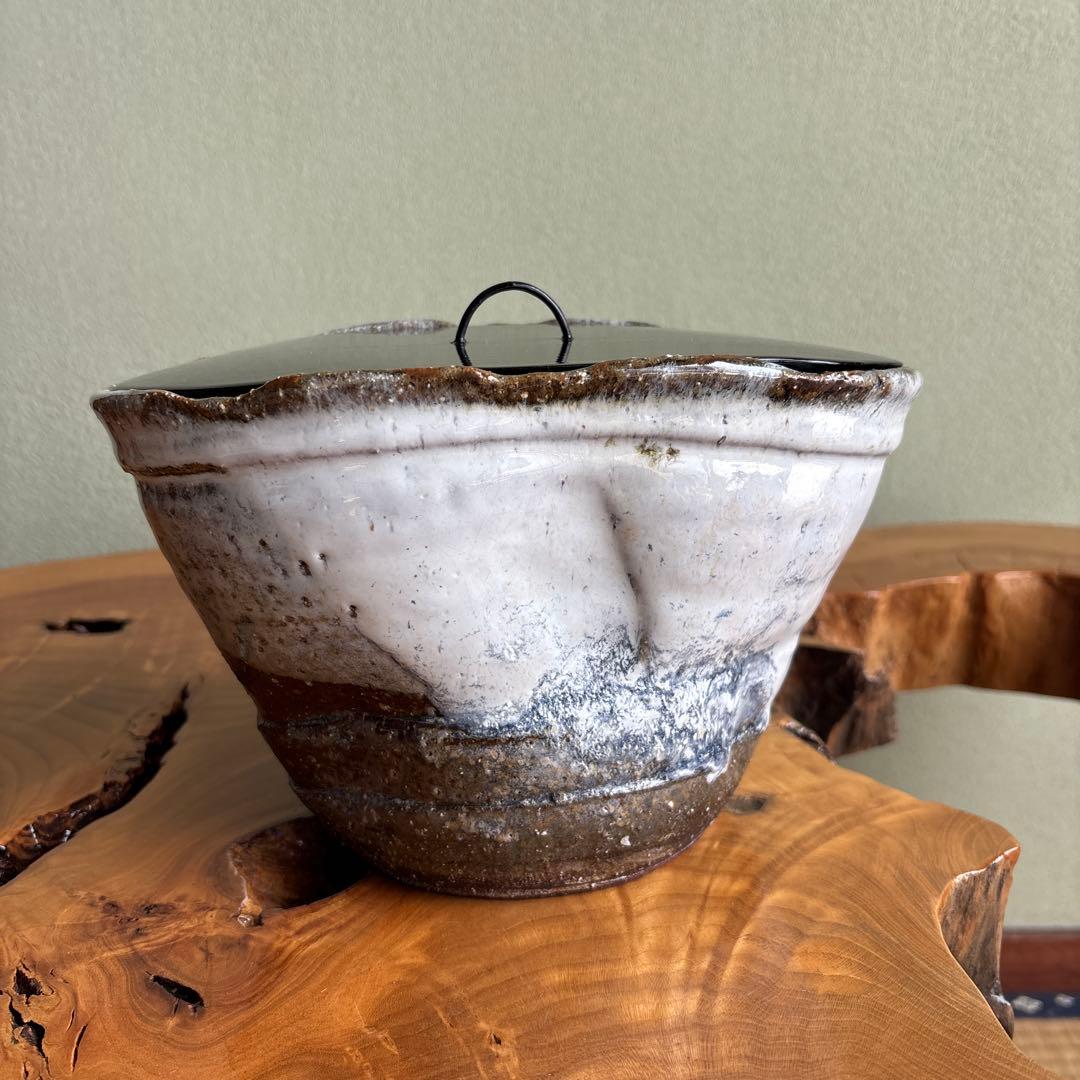 凌雲窯登窯 小久保凌雲作 水指 茶道具 共箱