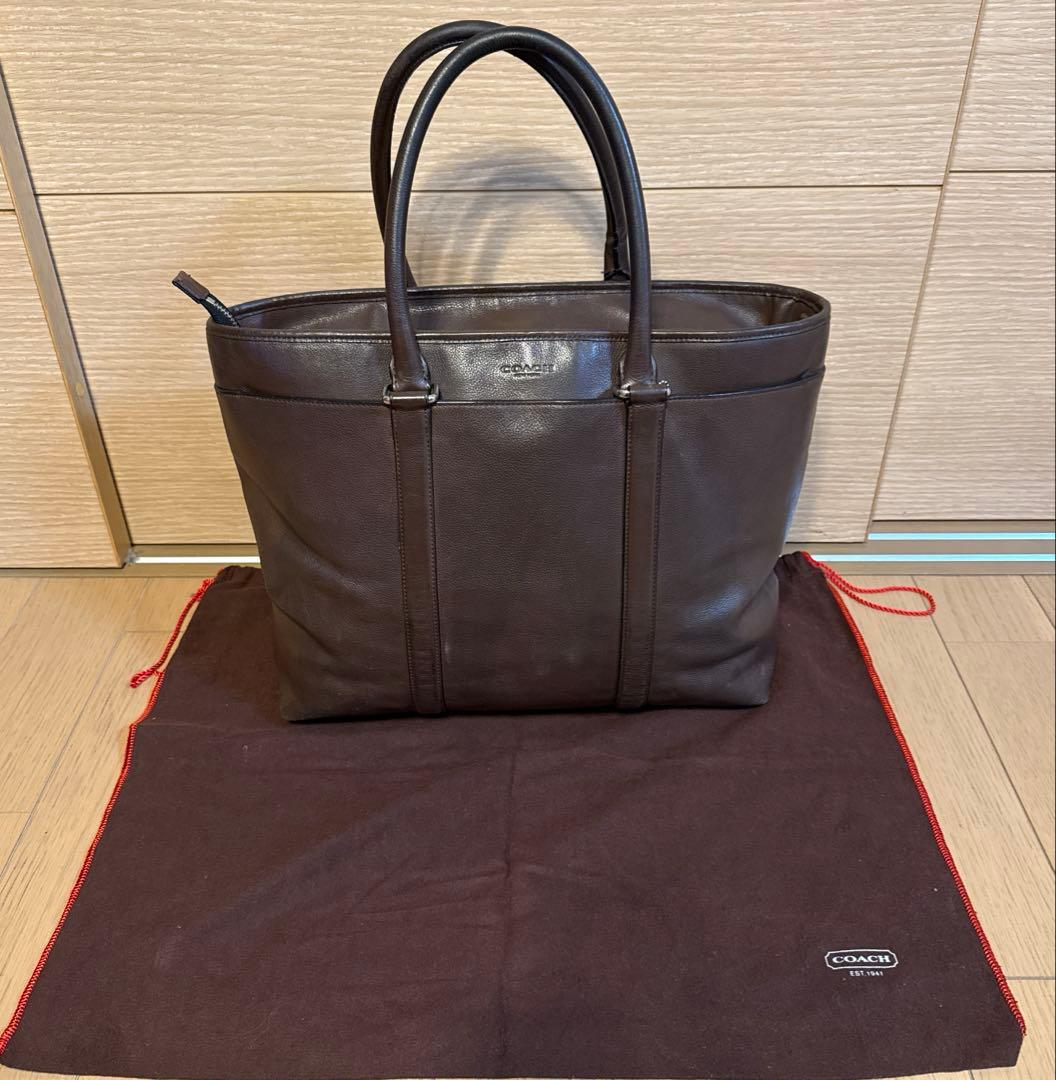 COACH コーチ レザートートバッグ メトロポリタン