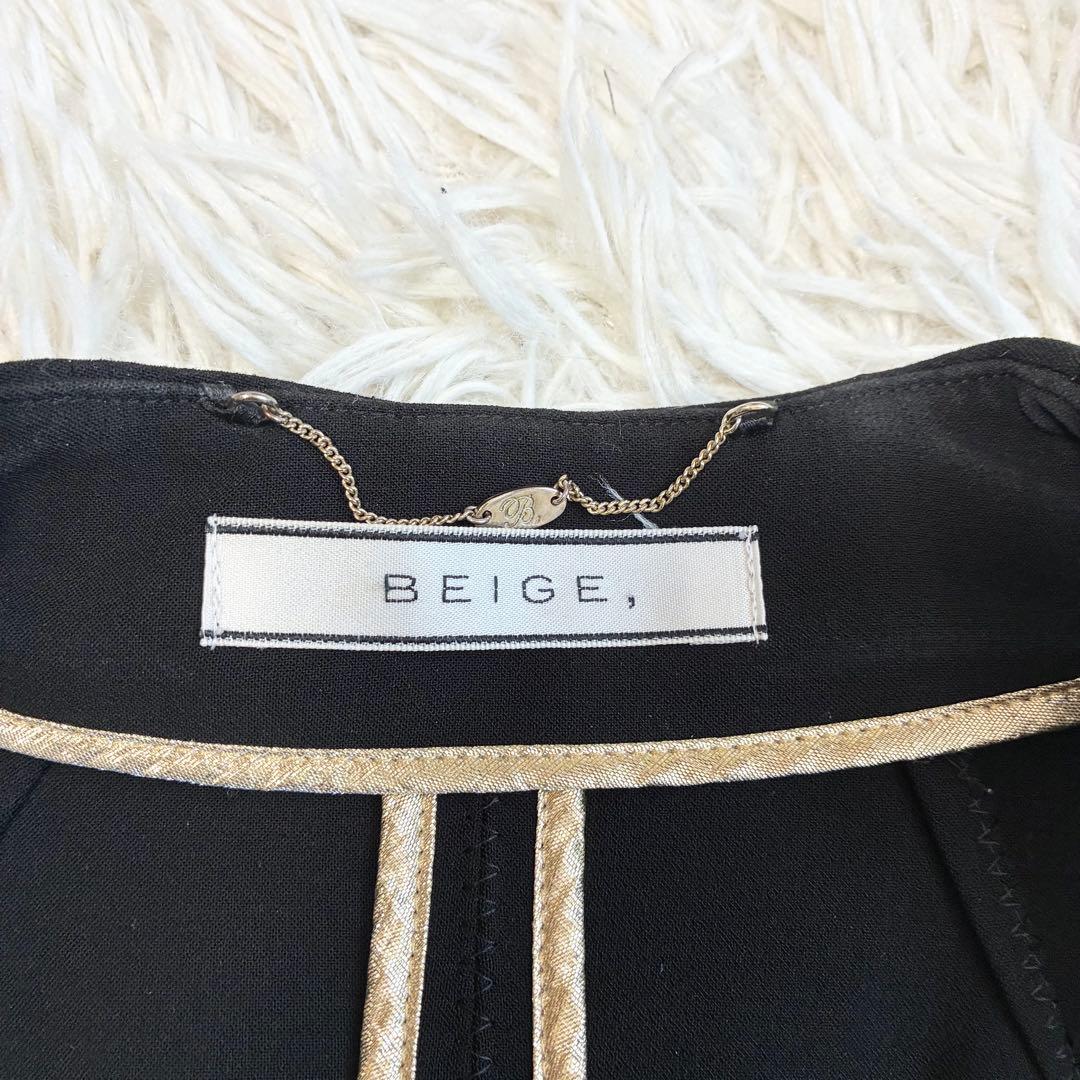 美品✨BEIGE, ベイジ パンツスーツ セットアップ ブラック S-M相当