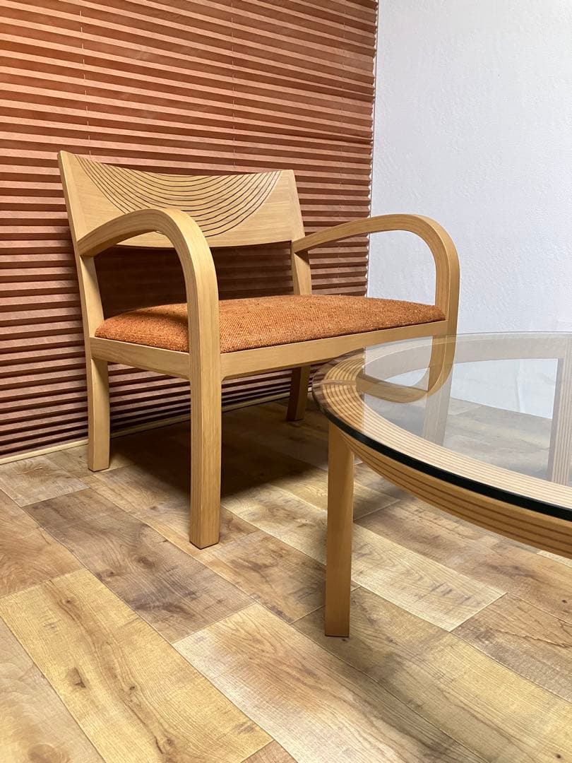 ねこにゃん様 カンディハウス/CONDEHOUSE ストライプ　アームチェア