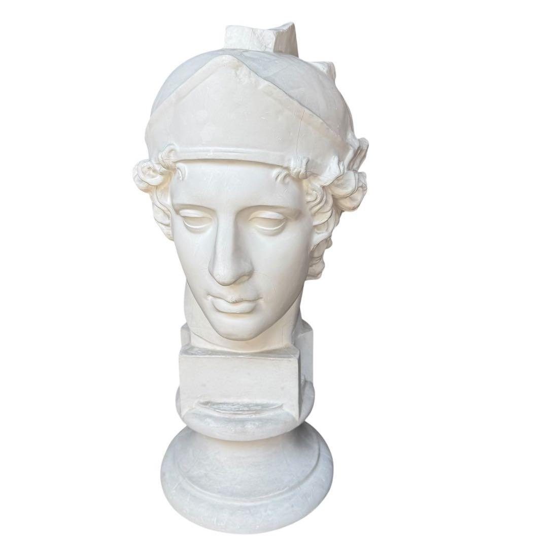 石膏像　青年マルス首像　胸像　美術　教材　デッサン　オブジェ