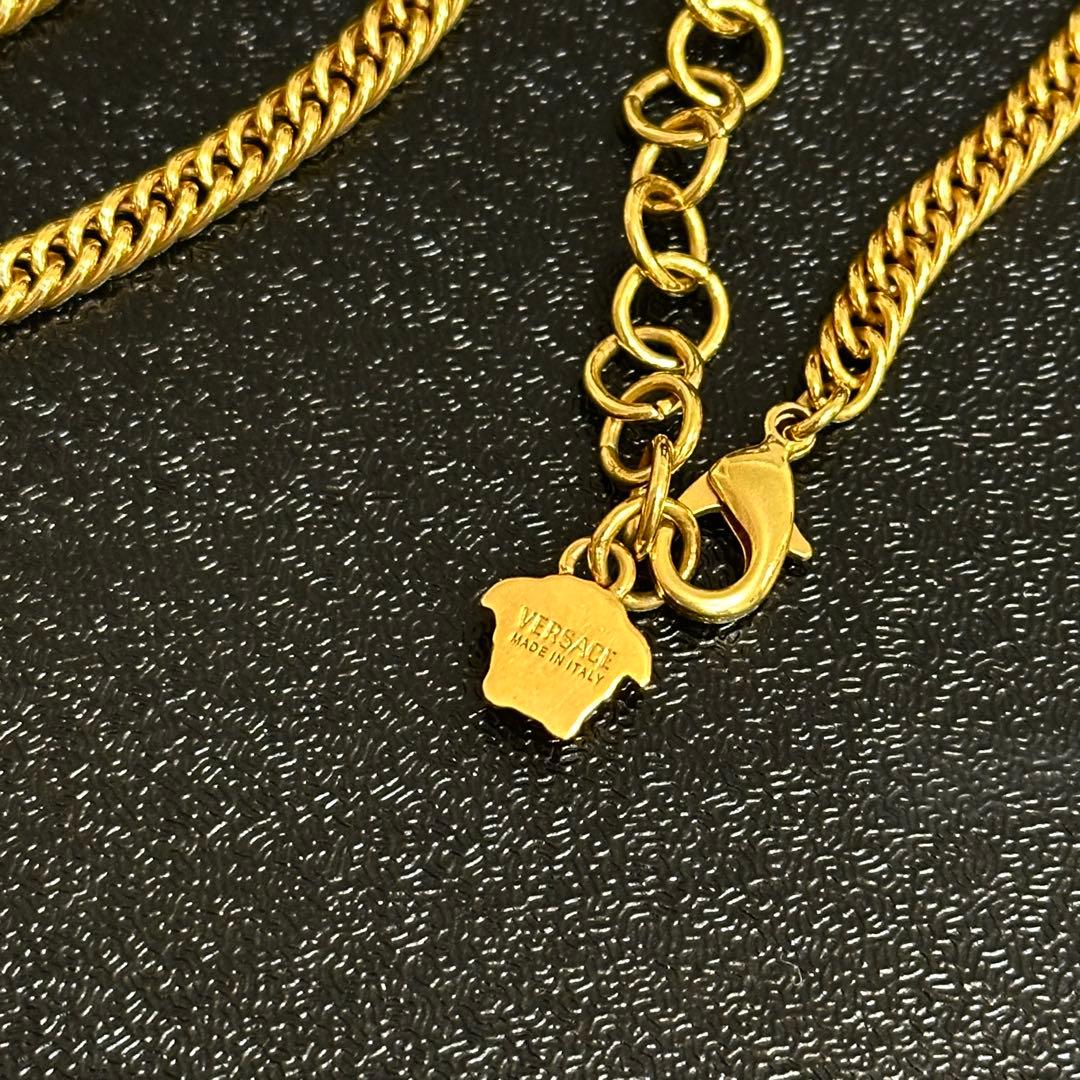 VERSACE 大ぶり メデューサ ネックレス ゴールド 1008766