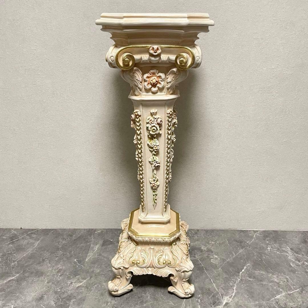 イタリア　ロココ調　SILIK(シリック)　フラワースタンド　花台　飾り台