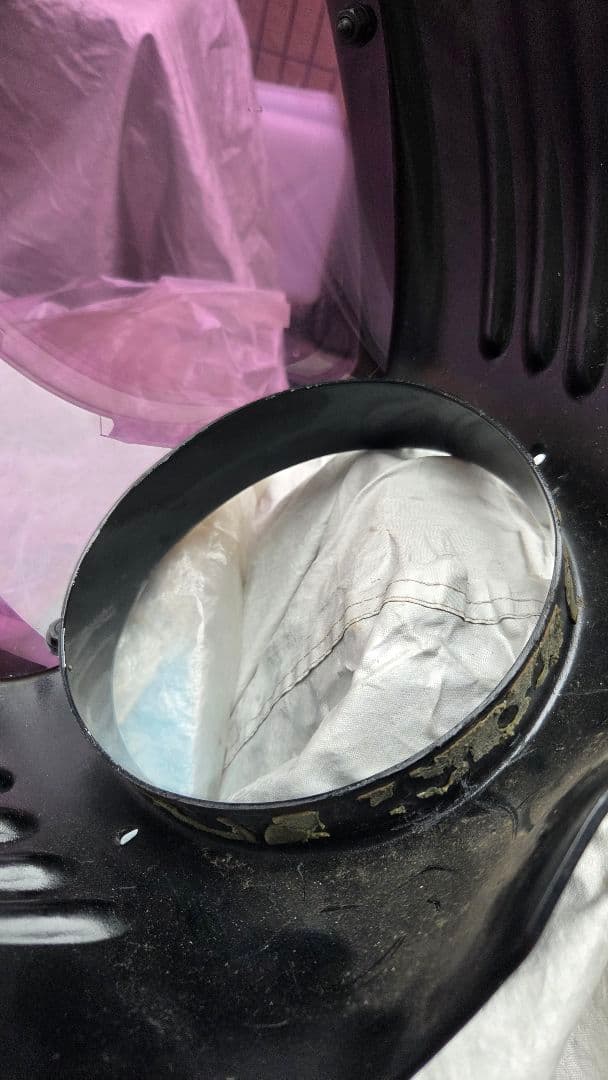 ハーレー　ネスカウル　スリット入り　 紫色透明シールド