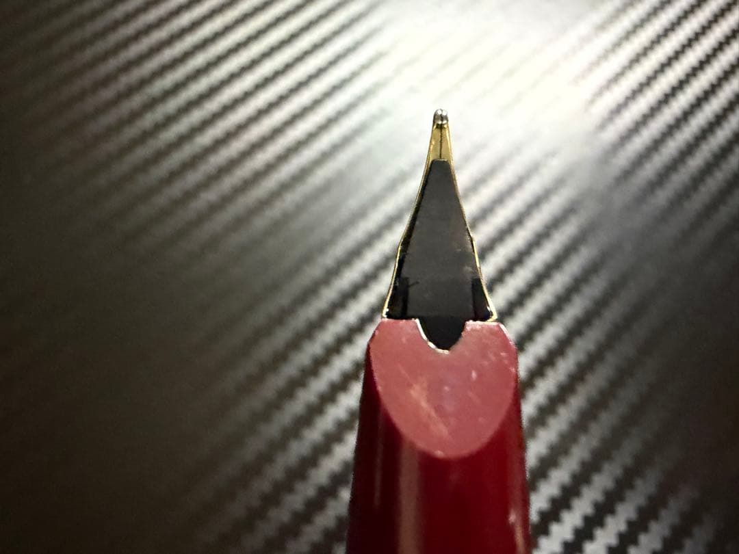 未使用に近い モンブラン No.221 ボルドー M 中字 万年筆 両用式