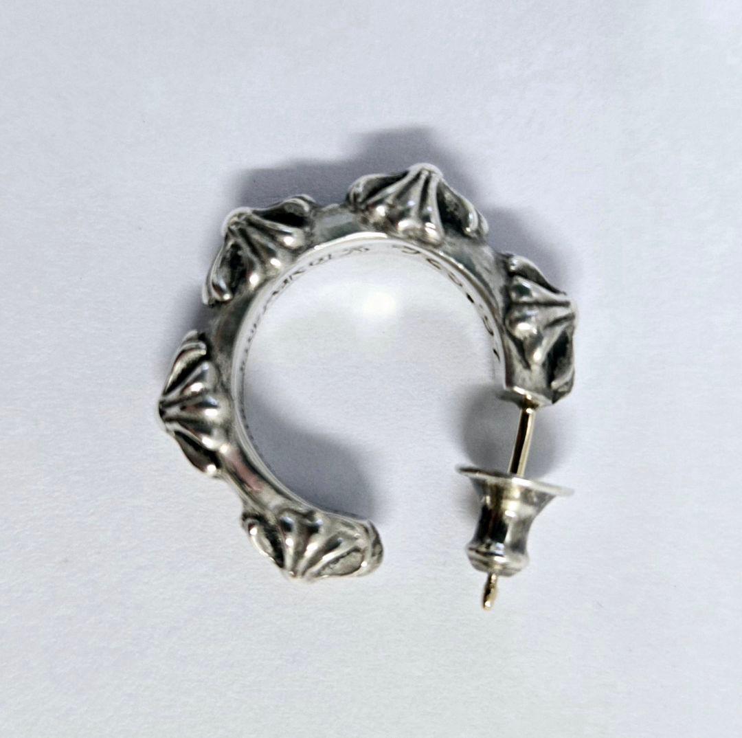 クロムハーツ　CHROME HEARTS　クロスバンド　フープ　ピアス