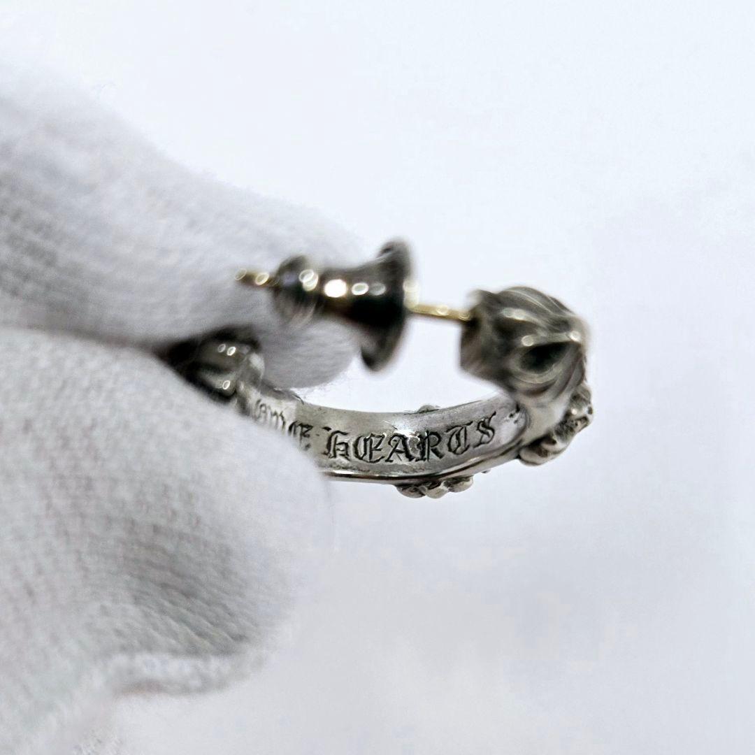 クロムハーツ　CHROME HEARTS　クロスバンド　フープ　ピアス